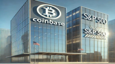 Coinbase To Join S&P 500 in Major Crypto Milestone
