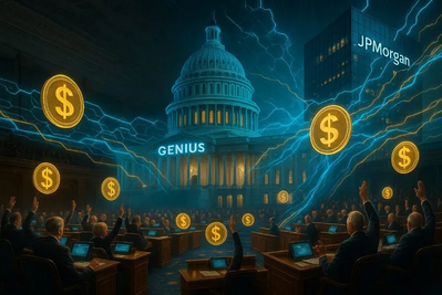 Genius Act Stablecoin Passes as JPMorgan Meets SEC