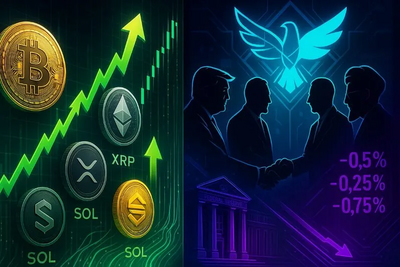 Bitcoin, ETH, XRP & SOL Soar After Ceasefire, Fed Cuts