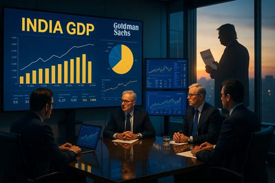 Goldman Cuts India GDP on Trump Tariff Threat