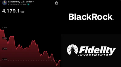 BlackRock, Fidelity Ethereum ETFs Dump $422M