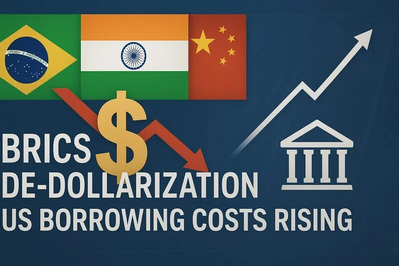 J.P. Morgan: BRICS De-Dollarization To Drive US Borrowing Spike