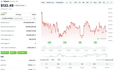 Solana Falls 5% in 24 Hours: You Shouldn't Miss This Dip