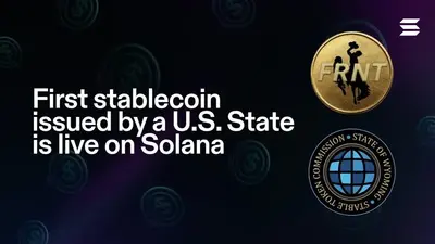 Wyoming Launches State-Issued Stablecoin FRNT on Solana