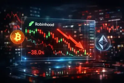 Robinhood Stock Falls as Crypto Revenue Drops 38%