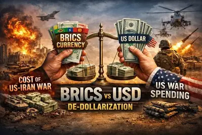 BRICS Unit Could Replace Dollar, US Burns $2B Daily on Iran War